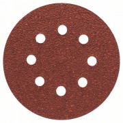 5 Stk. Klett-Schleifblätter Ø125mm P180, 8-Loch