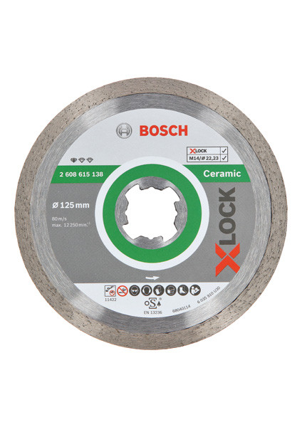 BOSCH X-LOCK Dia-Trennscheibe 125×22,23 mm 