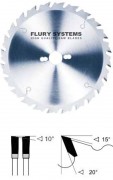 Flury HM-Sägeblatt Ø700x4,4x30mm Z46WZ