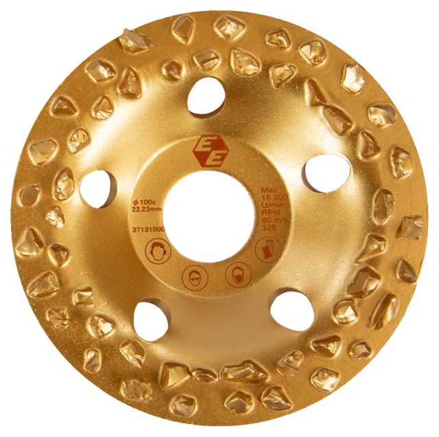 Eibenstock Hartmetall-Frässcheibe grob (gold) - 37131000