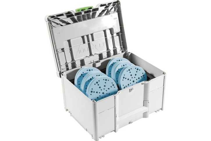 FESTOOL Schleifmittel-Systainer³ Granat SYS-STF D150 GR-Set 578192