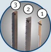Holzkraft   Stift-Sägeblatt 6,0 x 0,40 mm für Metall VPE = 6 Stk.