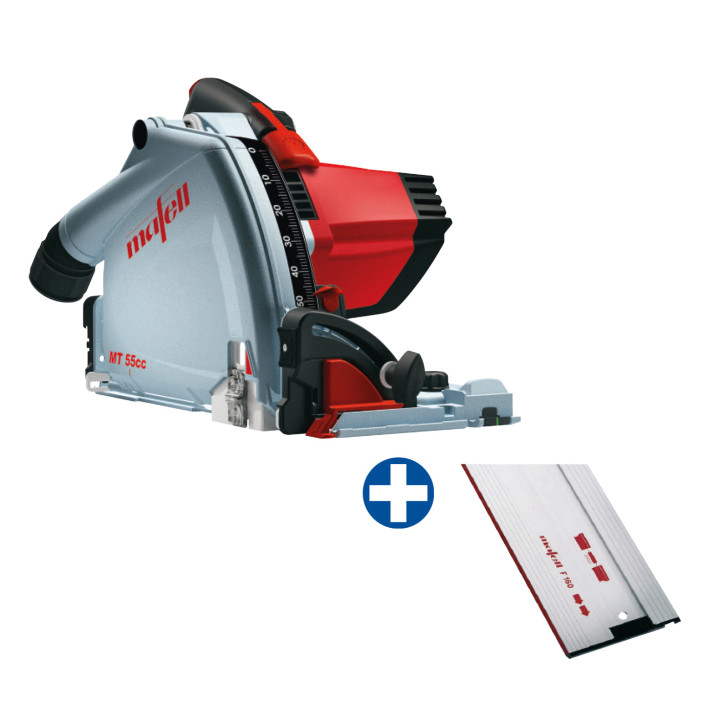 MAFELL Tauchsäge MT55cc MidiMAX im T-MAX  + Führungsschiene F 160