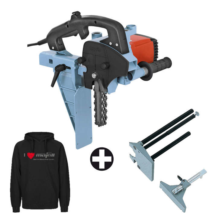 MAFELL Zimmerei Kettenstemmer LS103/40 Ec Fan-Set + Führungsgestell FG 150