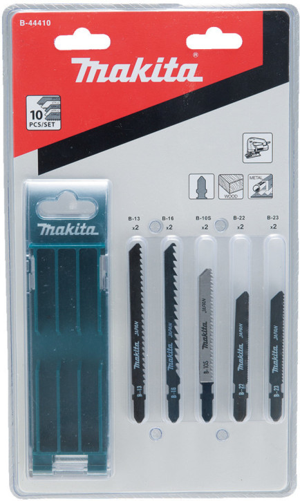 MAKITA B-44410 Stichsägeblatt-Set A 10tlg. - B-44410