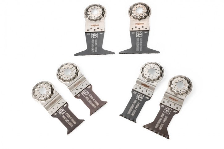 FEIN Multimaster Zubehör-Set "Best of E-Cut WOOD & METAL" 6tlg., Aufnahme STARLOCK