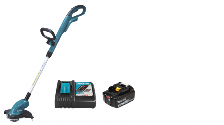 Makita Akku-Rasentrimmer DUR181RT1 18V mit 1 x Akku 5,0Ah und Ladegerät