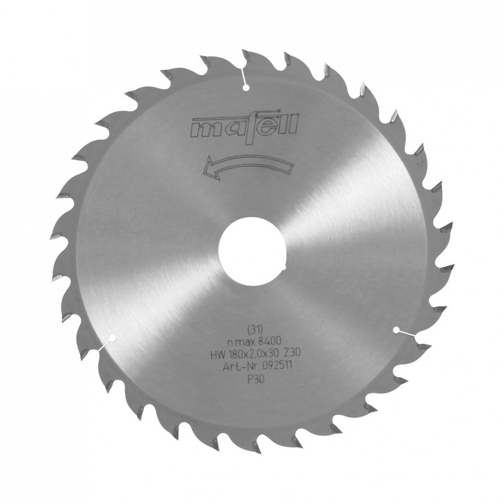 MAFELL HM-Sägeblatt Ø180x1,4/2,0x30mm Z30 WZ