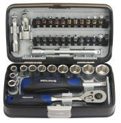 PROJAHN Mini Steckschlüssel- & Bit-Box Nr.394072 38tlg. 1/4“