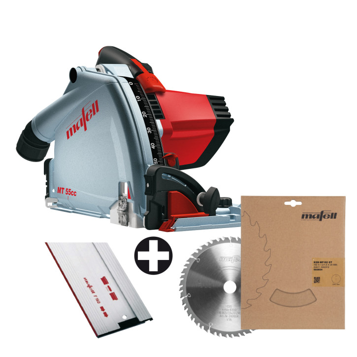 MAFELL Tauchsäge MT55cc Fan-Set MidiMAX 917609 mit Führungsschiene F160