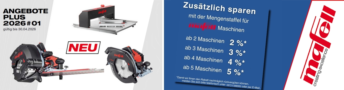 Koch-Mannes - Mafell Angebote Plus