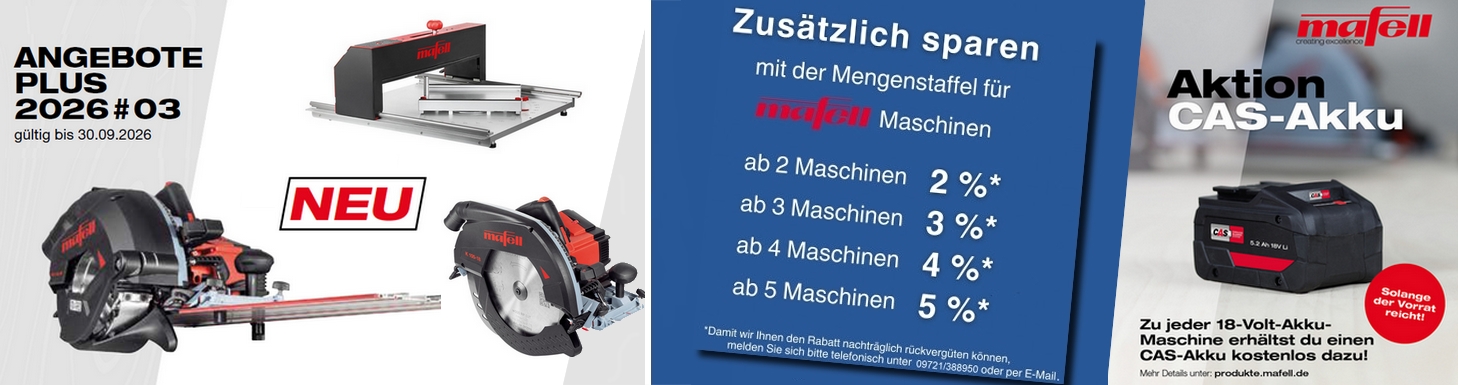 Koch-Mannes - Mafell Angebote Plus