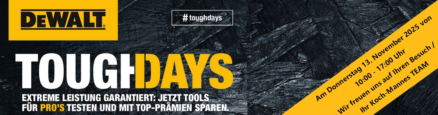 Dewalt Toughday 2025 bei Koch-Mannes
