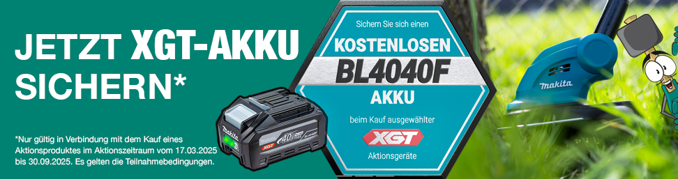 Koch-Mannes - Makita XGT-Akku sichern