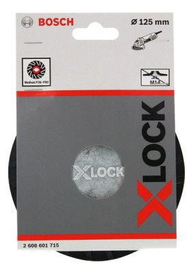 BOSCH X-LOCK Stützteller Ø125mm, medium