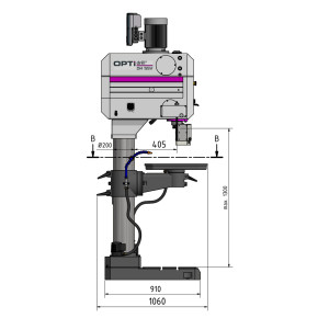OPTIMUM Werkzeugfräsmaschine OPTImill MZ 4S 3034267