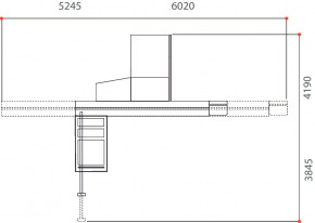 SC3c 23 Formatkreissäge HOLZKRAFT / minimax, Besäumlänge 2.250mm / o h n e  Vorritzeinrichtung