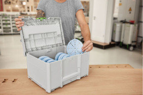 FESTOOL Schleifmittel-Systainer³ Granat SYS-STF D150 GR-Set 578192