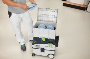 FESTOOL Schleifmittel-Systainer³ Granat SYS-STF D150 GR-Set 578192