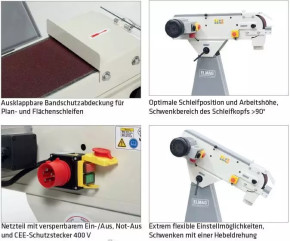 ELMAG Bandschleifmaschine Modell BSM 150x2000 82196