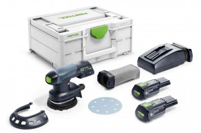 FESTOOL Akku-Excenterschleifer ETSC125 3,0 I-Plus 18V/3,0Ah Li-ion