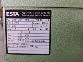 GEBRAUCHTMASCHINE Esta Absaugmobil Dustomat