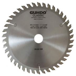 HM-Sägeblatt Ø160x1,8/1,2x20mm Z 42 D7W/W