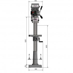OPTIMUM OPTIdrill D26 Pro-SET Säulenbohrmaschine 400V 3003030SET