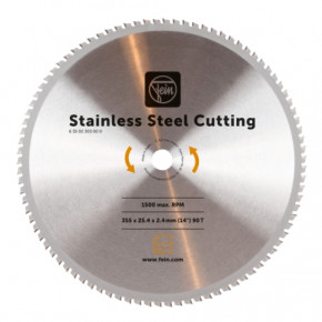 FEIN Sägeblatt Edelstahl Ø355mm Z90